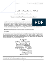 flow analysis using jet pump