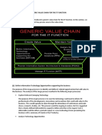 Processes in Generic Value Chain