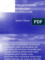 Promosi Kesehatan Pada Agromedicine Dr. Sahab