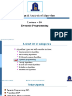 Lecture 10 - Dynamic Programming - Design Analysis of Algorithm