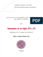 Documentos de Los Siglos Xiv y Xv Senorios de La Orden de Santiago 0
