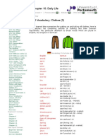 Chapter 10.20 Vocabulary - Clothes (2) - Paul Joyce Beginners' German