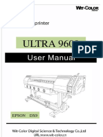 WIT-Color Ultra 9600 High Definition Printer User Manual