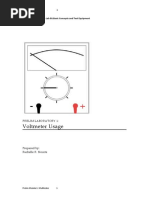 Voltmeter Usage: Self-Learning Module Lab 01:basic Concepts and Test Equipment