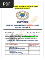 Suparco AM Electronics Paper Pattern &amp Syllabus 2021