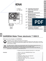 Gardena Watering clock O2012_EUen__01825 Manual