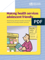 Making Health Services Adolescent Friendly-WHO