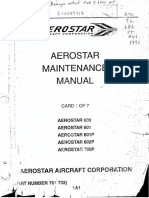 Aerostar Maintenance Manual Chapters 4 to 20