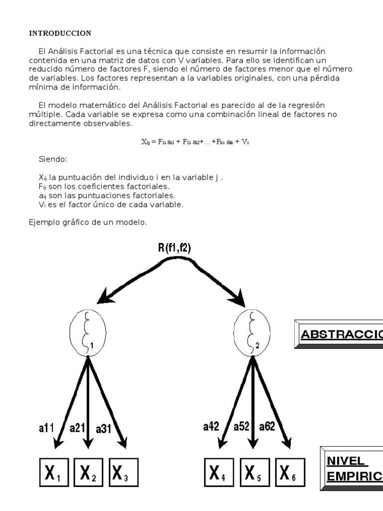 ANALISIS FACTORIAL An lisis Factorial An lisis De Componentes