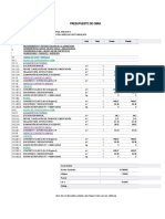 Partidas Muros de Contencion