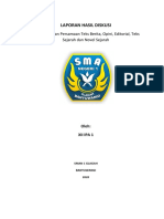 Laporan Hasil Diskusi