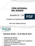1 - Presentación Gestión Integral Del Riesgo