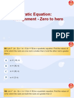Quadratic Equation Chandresh Agrawal