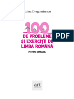 De Probleme Și Exerciții de Limba Română