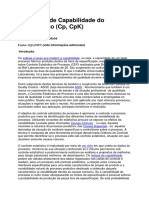 Indices de Capabilidade Do Processo