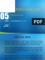 Metoda Stokastik: Critical Path (CPM)