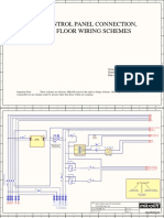 Ml40P Control Panel Connection, Pit and Floor Wiring Schemes