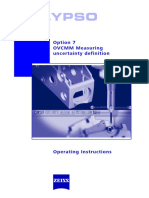 Calypso: Option 7 OVCMM Measuring Uncertainty Definition