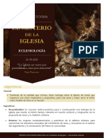 Esquema Eclesiología