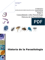 Tema 1 Generalidades Historia de La Parasitología