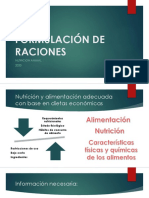 Formulación de Raciones