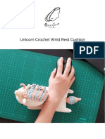 Unicorn Crochet Wrist Rest Cushion
