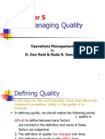 Managing Quality: Operations Management R. Dan Reid & Nada R. Sanders