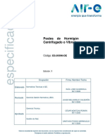 Es 03396 Postes de Hormigon Centrifugado o Vibrado