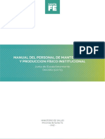 Manual Del Personal de Gestión de Mantenimiento Físico Institucional OK