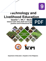 Technology and Livelihood Education: Quarter 1, Wk.7 - Module 8