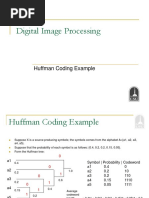 Digital Image Processing: Huffman Coding Example