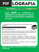 Bibliografia de Primer Año MedicinaUNLP