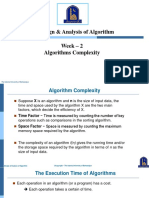 Week 02 - Algorithm Complexity - Design Analysis of Algorithm