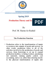 By Prof. M. Harun-Ar-Rashid: Production Theory and Estimation