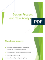 Design Process and Task Analysis