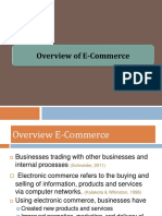 E-Commerce Overview: Technologies, Consumer Behavior and Values