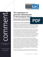The Regulation of Genome-Edited Plants in The European Union