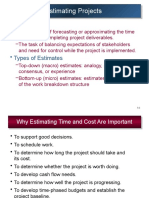 03 - Estimating Project Time and Costs