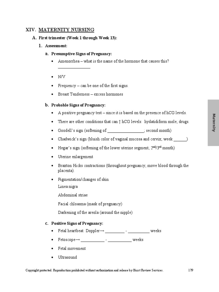 RAPID FIRE MaternityNursing PDF Pregnancy Childbirth