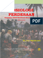 Sosiologi Perdesaan Pengantar Untuk Memahami Masyarakat Desa by Dr. Eko Murdiyanto