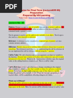 CS201 Final Term Notes 2 by VU Learning