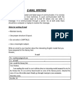 E-MAIL & MESSAGE WRITING-converted