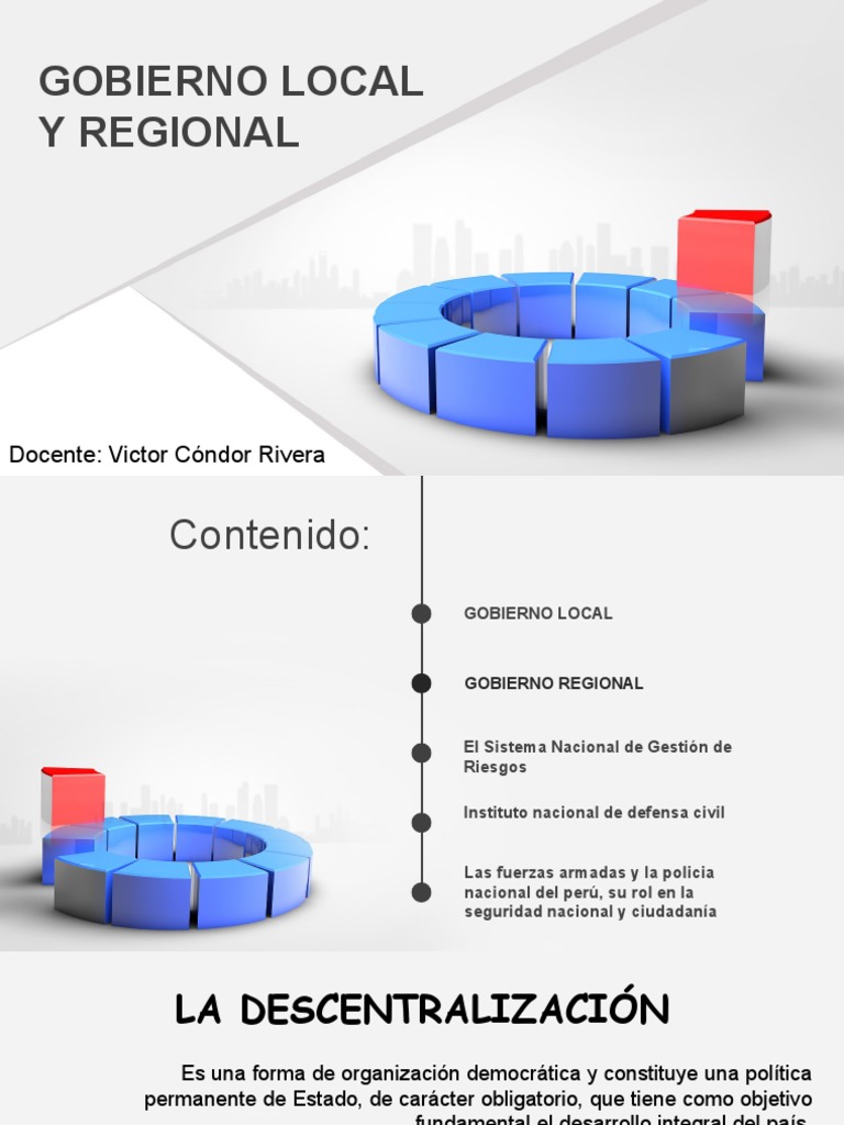 Estructura de Gobiernos Locales y Regionales | PDF | Gobierno local ...