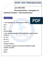 Electrochemistry + Energetic