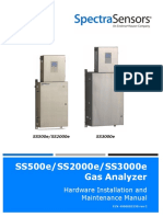 SS500e/SS2000e/SS3000e Gas Analyzer: Hardware Installation and Maintenance Manual