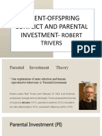 Parent-Offspring Conflict and Parental Investment-: Robert Trivers