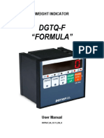 DGTQ-F "Formula": Weight Indicator