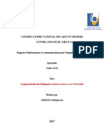 Comportement Des Bâtiments en Béton Armé en Cas D'incendie