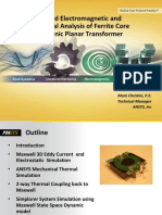 2012 Apec 135 Coupled Electromagnetic and Thermal Analysis Ferrite Core Electronic Planar Transforme