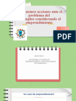 Propuestas de Acciones de Emprendimiento